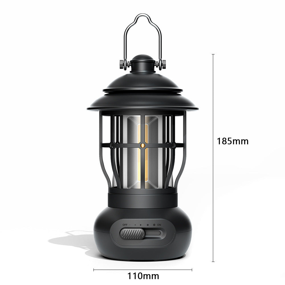 Vintage USB Camping Light for Outdoor Ambience