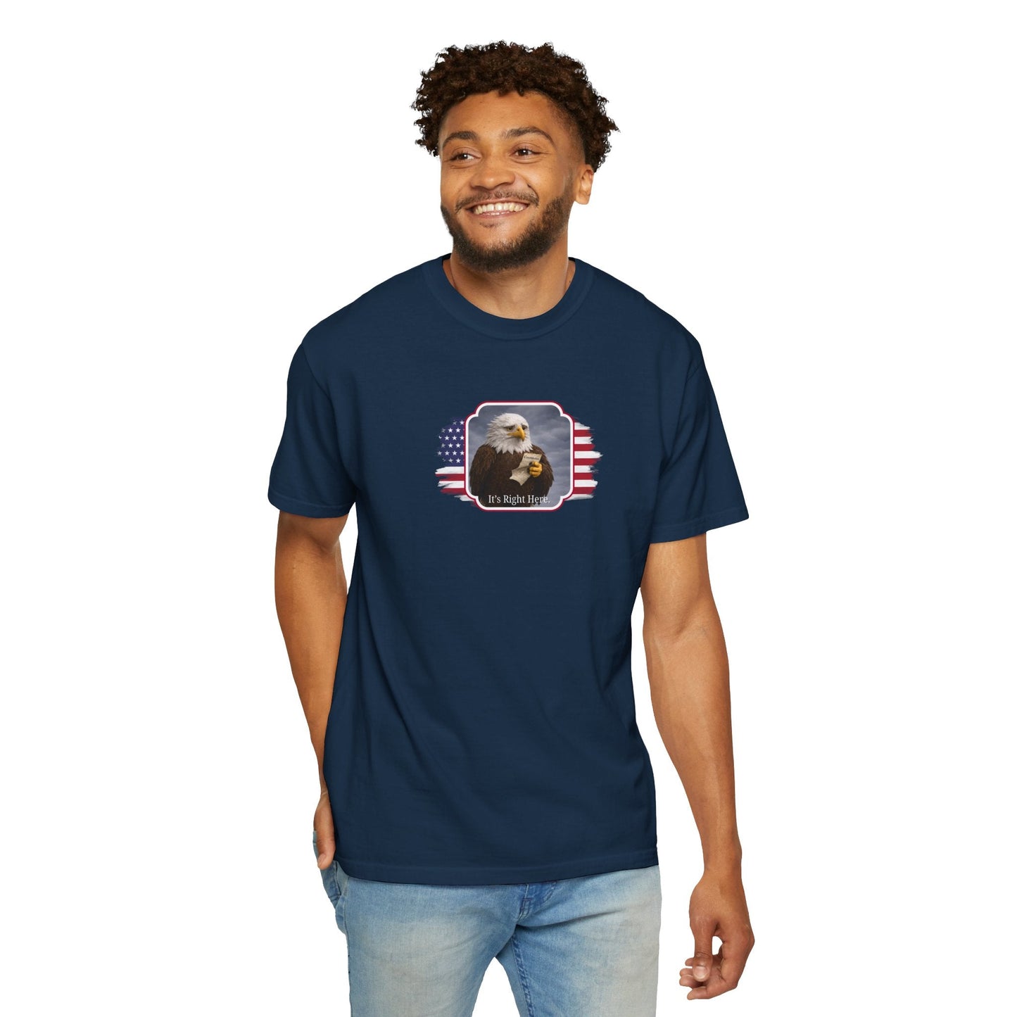 Camiseta de Parodia Política It’s Right Here