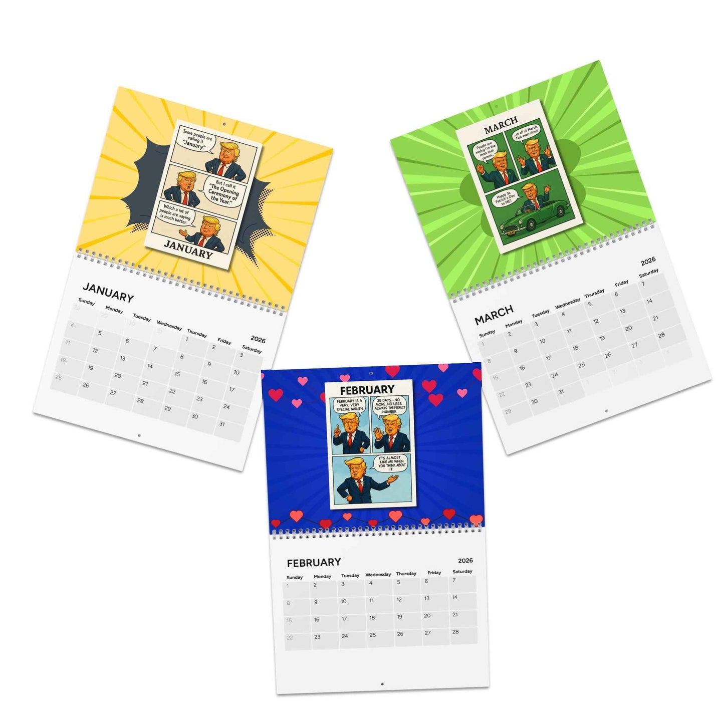 Les Chroniques de la Grandeur : Calendrier Comic 2026