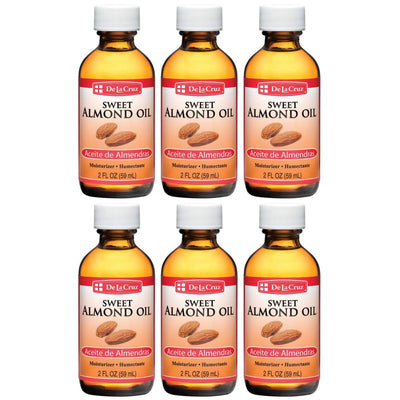 De La Cruz Sweet Almond Oil - 2 Oz Natural Moisturizer