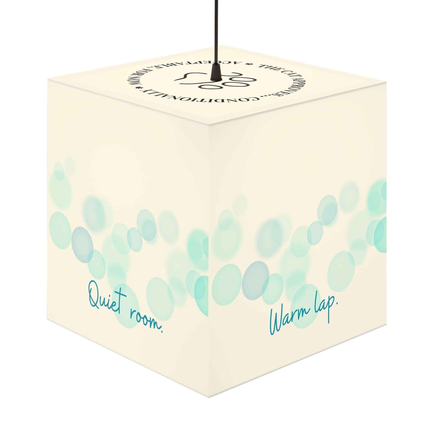 Soft Paws Perfect Day Cat Cube Lamp – Cozy Accent Light