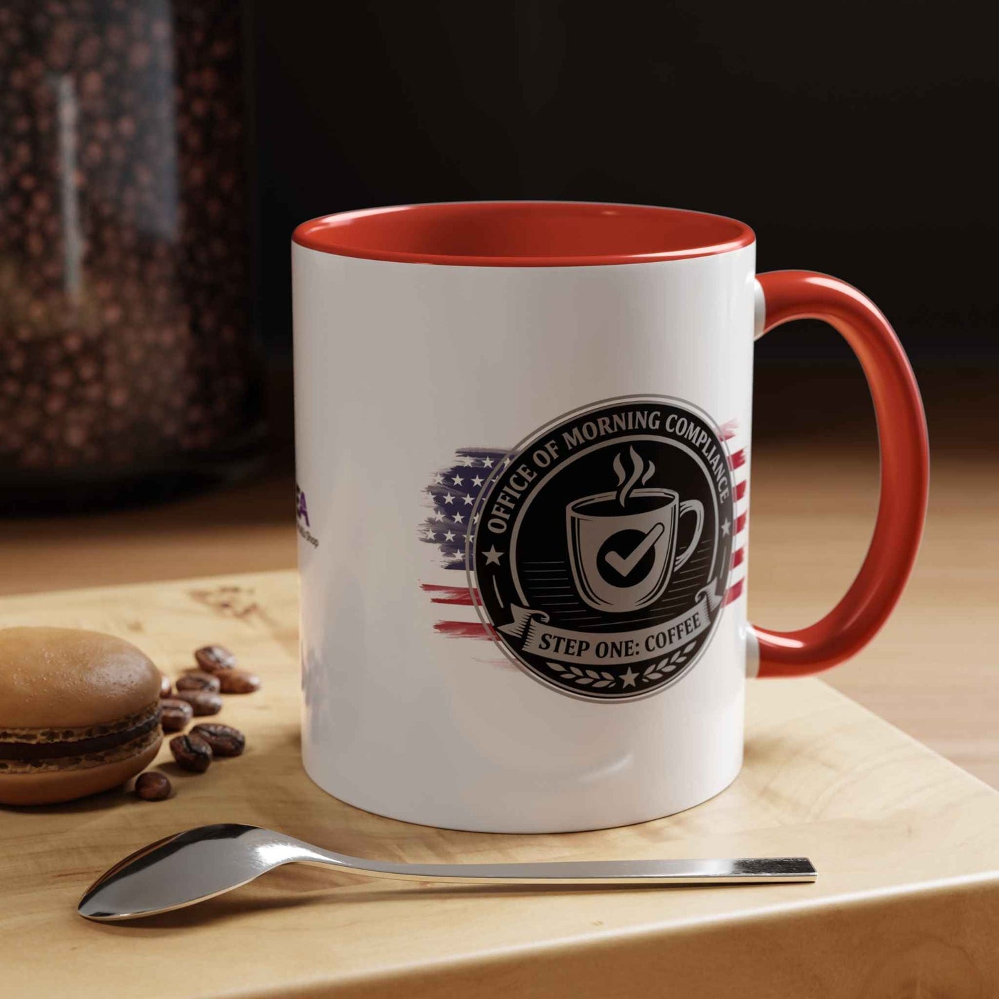 Office of Morning Compliance Coffee Mug – Step One: Coffee