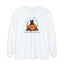 Happy Halloween Cat Long Sleeve Tee for Cat Lovers