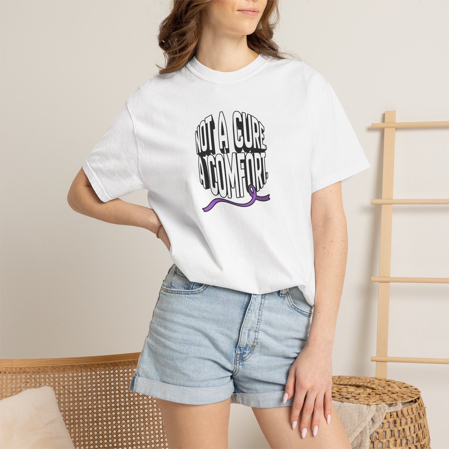 Pas un remède, un vêtement de confort - T-shirt teint en pièce