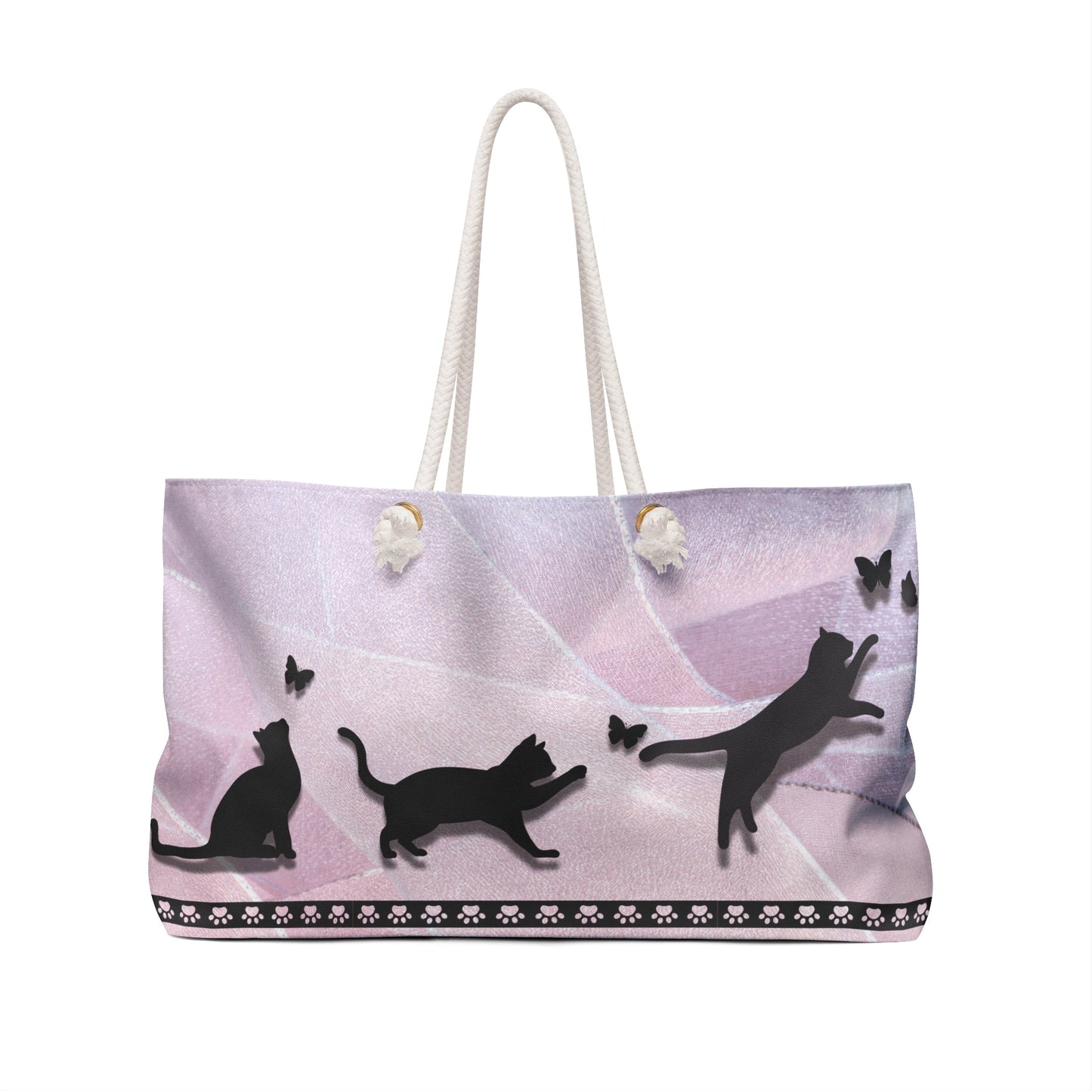 Kittens and Butterflies Weekender Bag