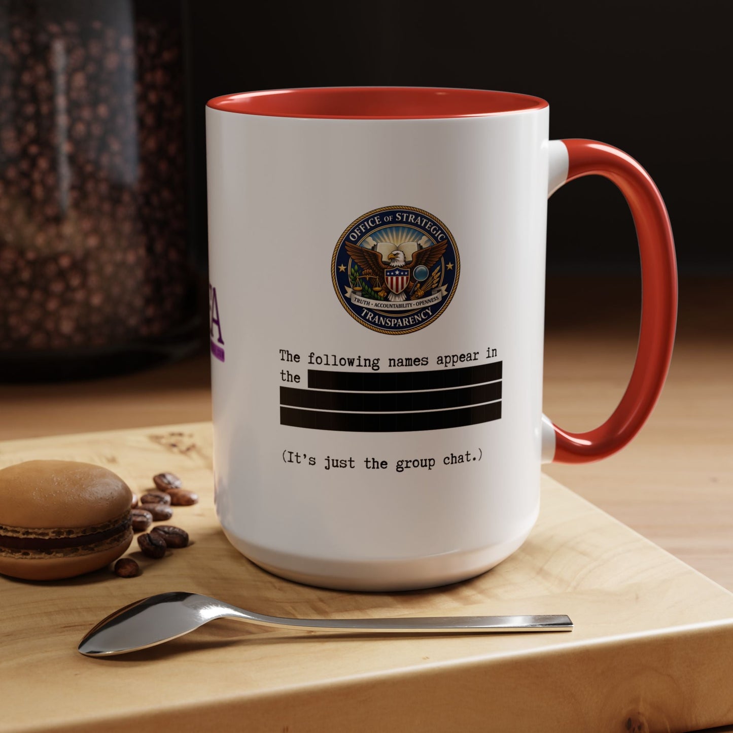 Unsealed Documents Coffee Mug – Political Satire Design