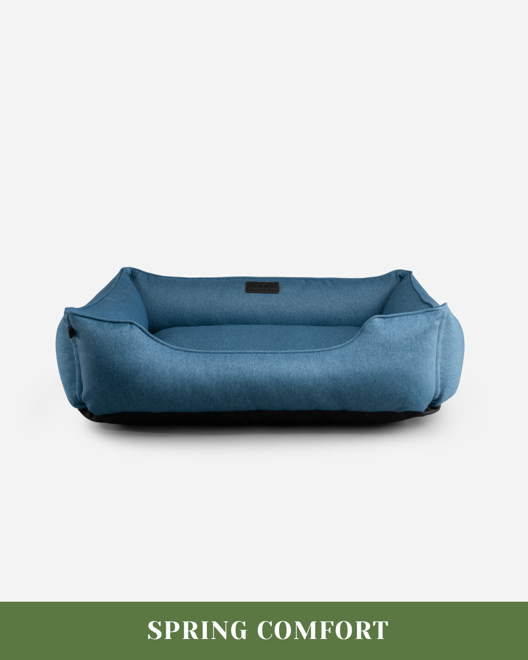 Denim Cotton Sleeper Dog Bed - Stylish Comfort