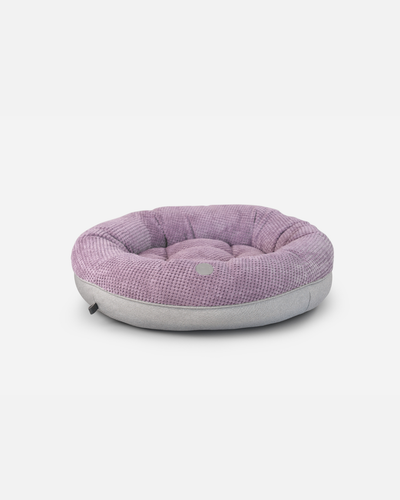 Cama para Perro Donut Rosa Claro y Acogedora para Máximo Confort