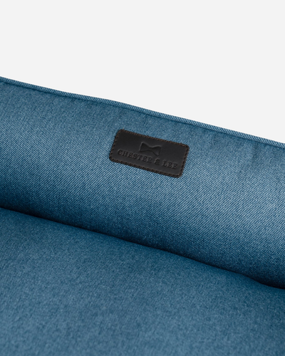 Lit pour chien en coton denim - Confort élégant