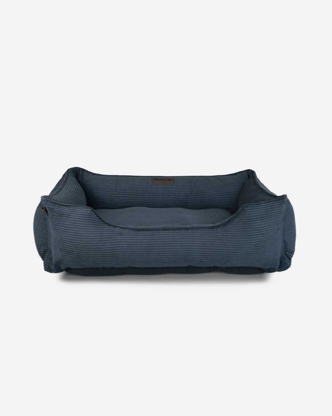 Luxurious Graphite Corduroy Dog Sleeper Bed