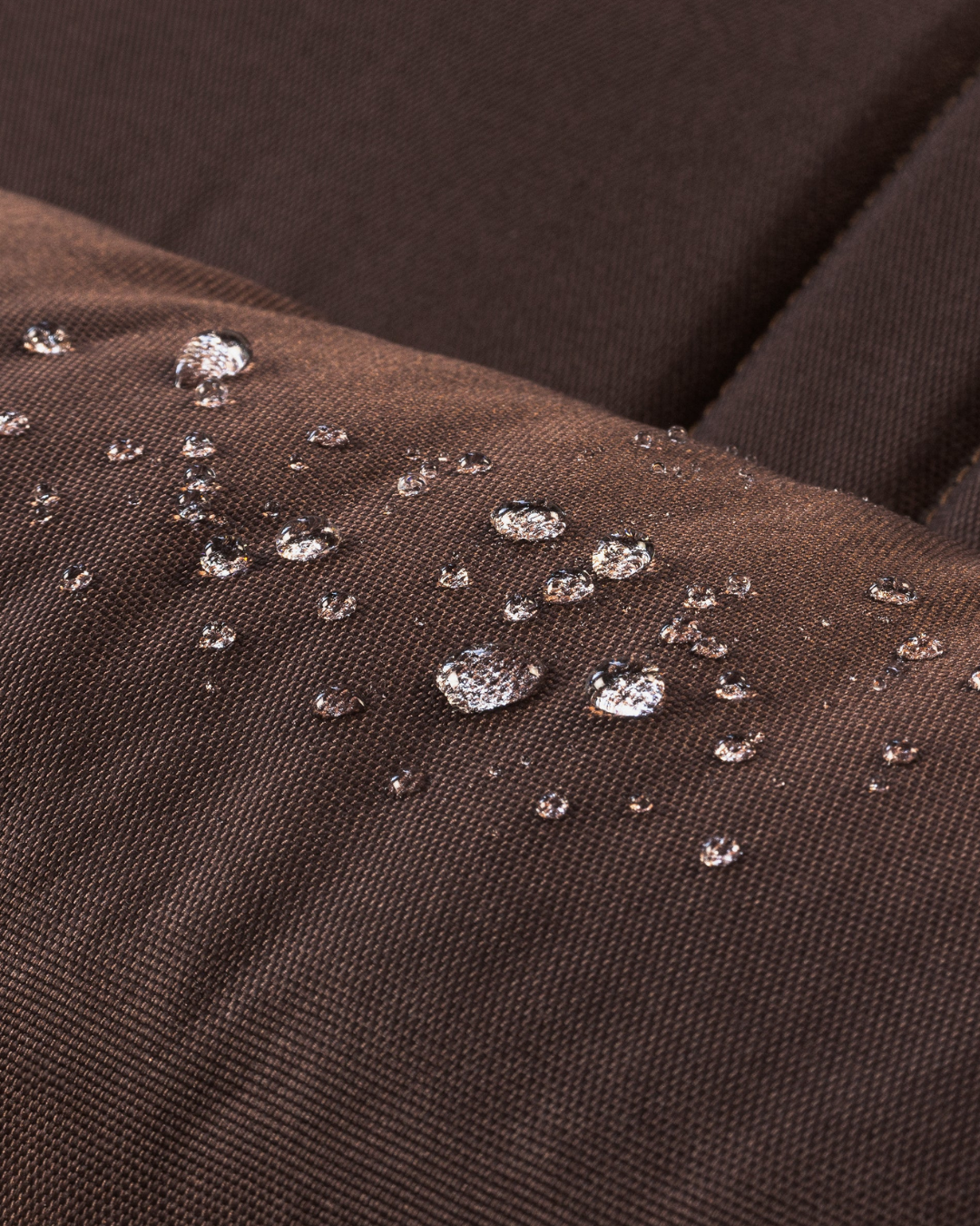 Premium Waterproof Lounger Dog Bed in Rich Brown
