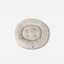 Cozy Plush Donut Dog Bed in Soft Beige