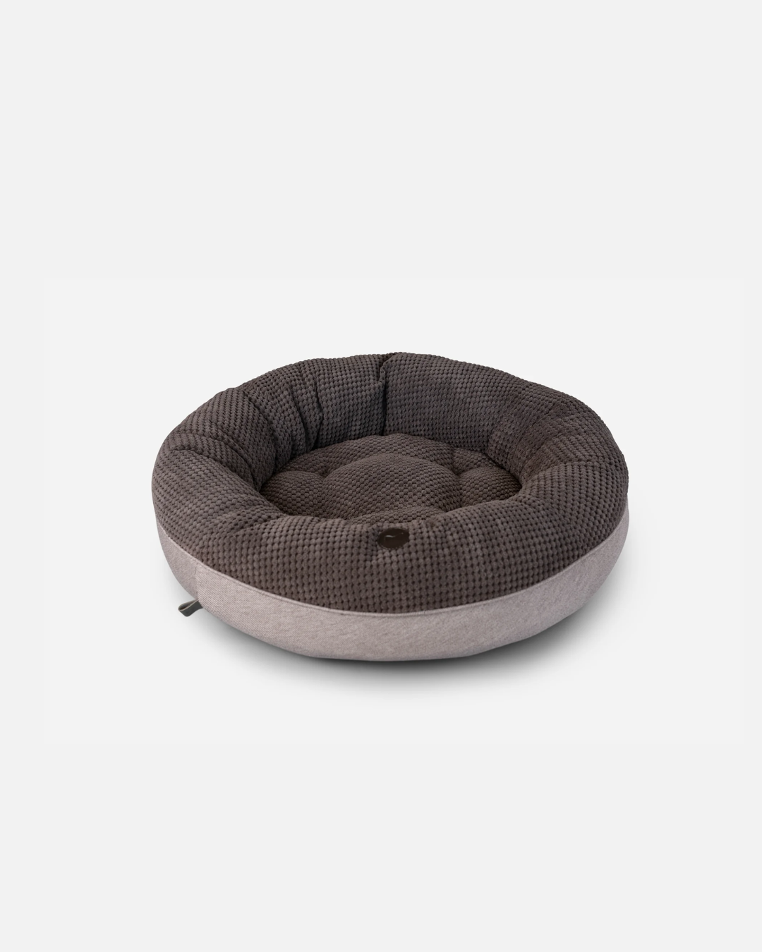 Cama para Perro Donut de Castaño Acogedor para Máximo Confort