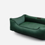 Lit Orthopédique en Velours Luxueux pour Chien en Vert
