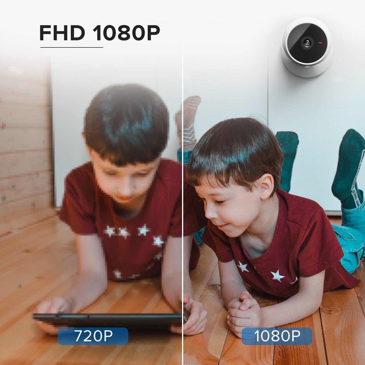Cámara de Vigilancia Mini IP Wifi 1080P con Visión Nocturna