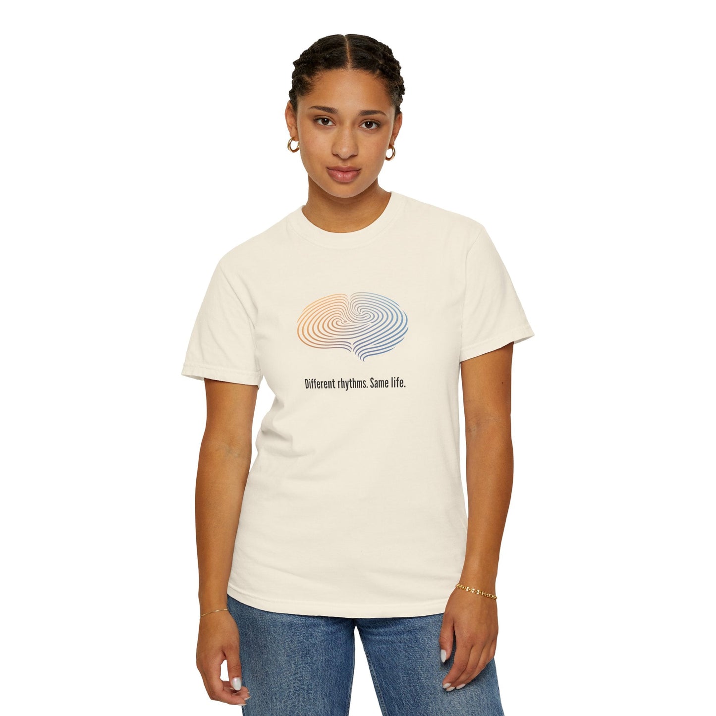 Different Rhythms. Same Life. Unisex T-Shirt