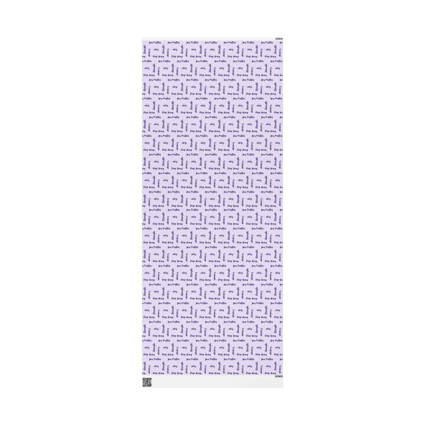 Emballage de mots inspirants – Emballage cadeau violet clair