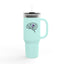 Abstract Brain Line Art 40oz Insulated Tumbler with Handle