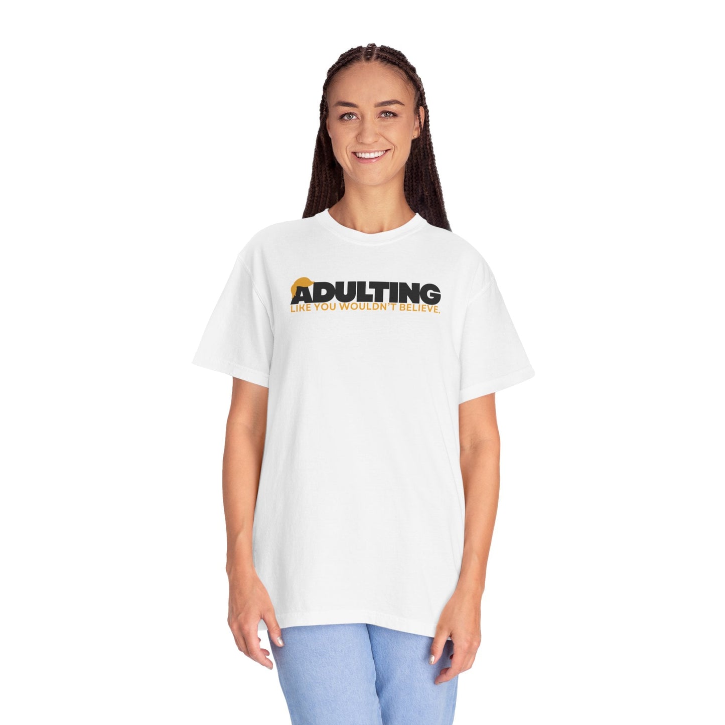 Adulting, como no lo creerías – Camiseta Unisex
