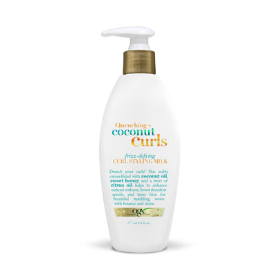 OGX Quenching Coconut Curls Frizz-Defying Curl Styling Milk 6 Oz