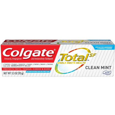 Dentifrice Colgate Total Clean Mint, 3,3 oz - Pratique pour les voyages
