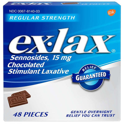 Ex-Lax Regular Strength Chocolate Laxative
