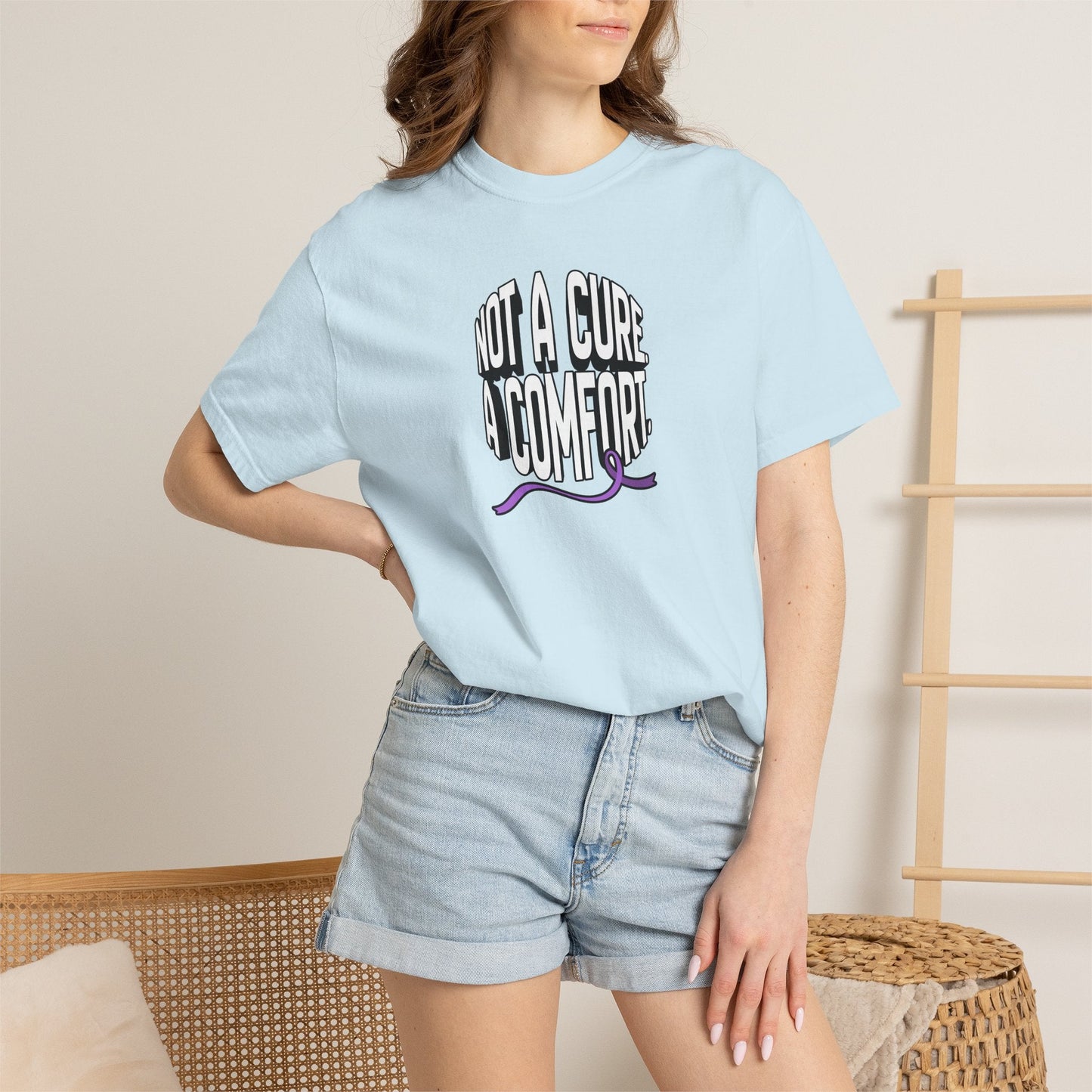 Pas un remède, un vêtement de confort - T-shirt teint en pièce