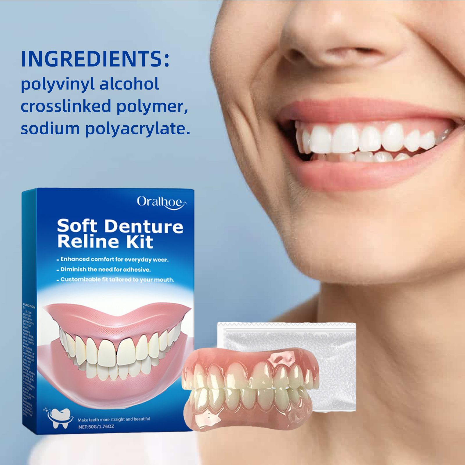 Cosmetic Denture Braces Cosmetic Dental Cosmetic Kit - Korvel