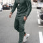 Ensemble haut à col rond à manches longues et pantalon grande taille pour hommes