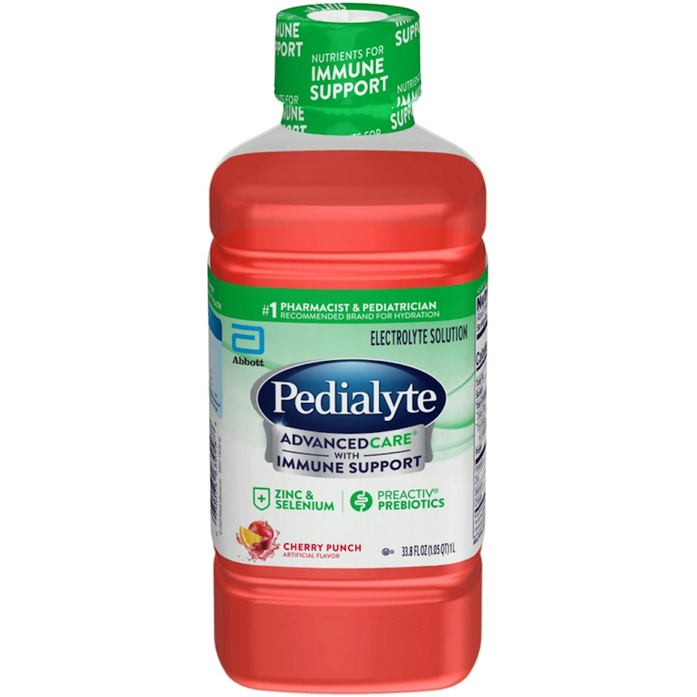 Pedialyte Advanced Care Plus Electrolyte Solution, Cherry Punch