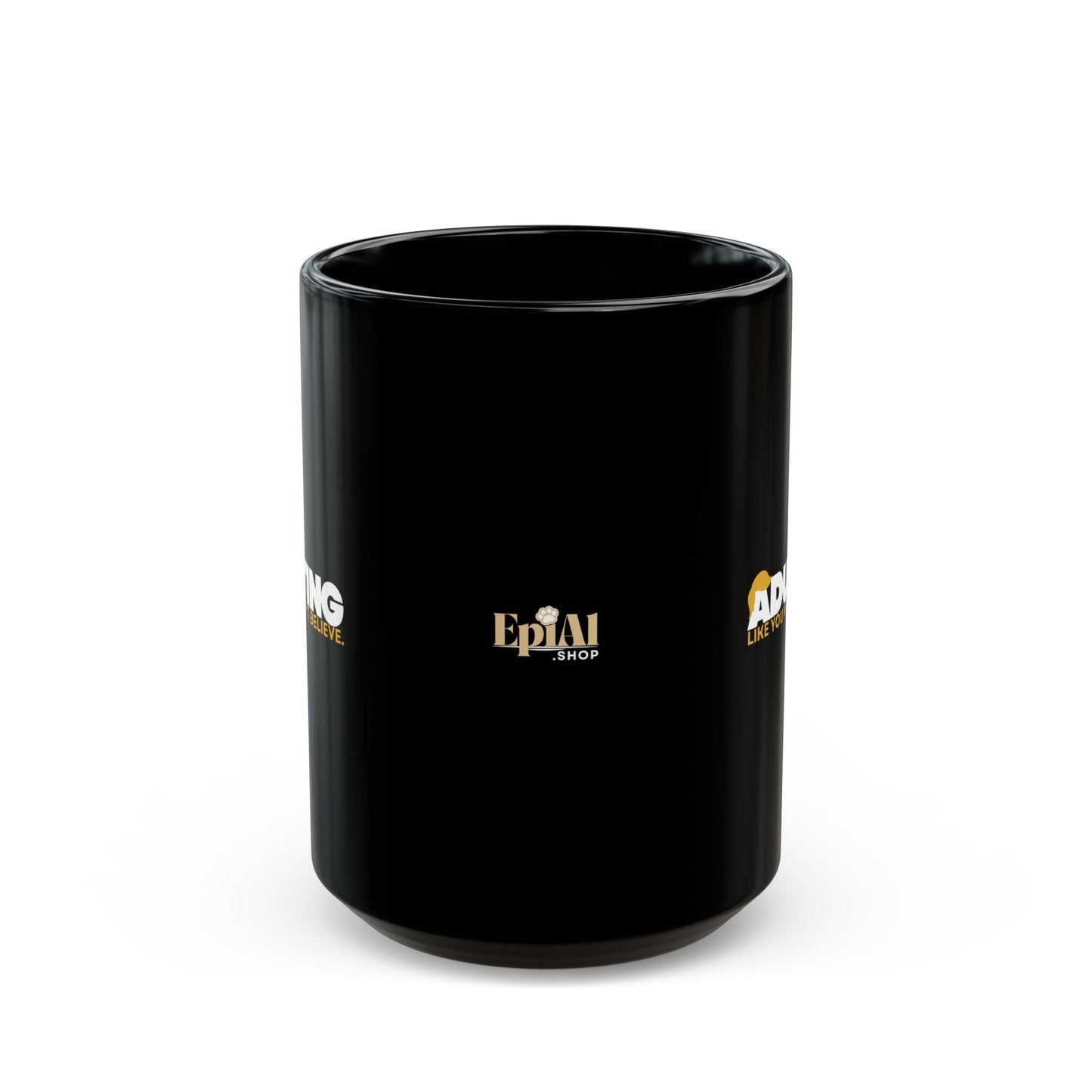 Mug en céramique noire Adulting - 11oz et 15oz