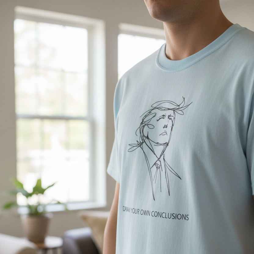 Saca tus propias conclusiones camiseta gráfica unisex