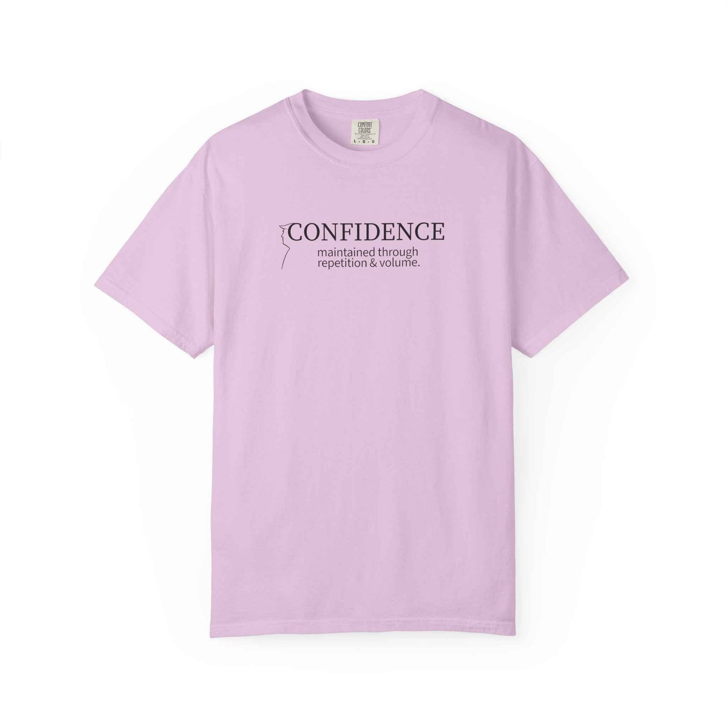 Camiseta Confidence Maintained – Edición Tipografía Minimalista