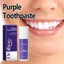 Purple Toothpaste for Fresh Breath and Deep Cleaning