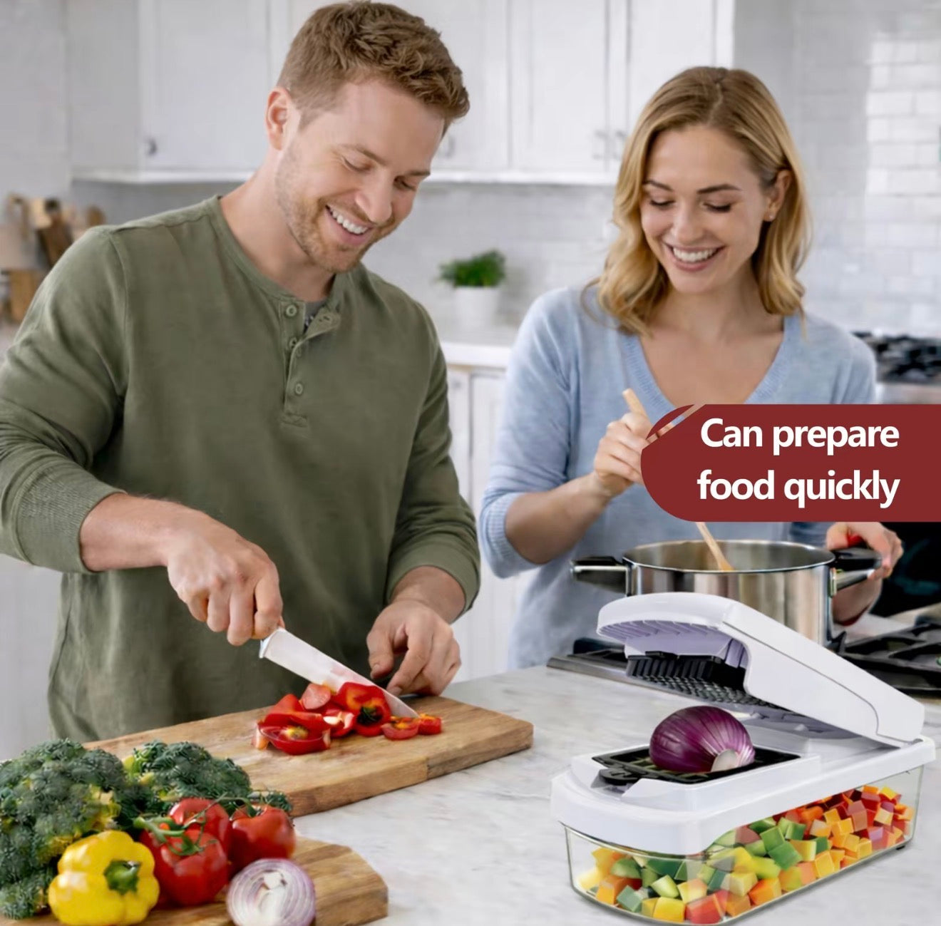 Cortador Multi Cuchilla SlicePro - Esencial de Cocina Versátil