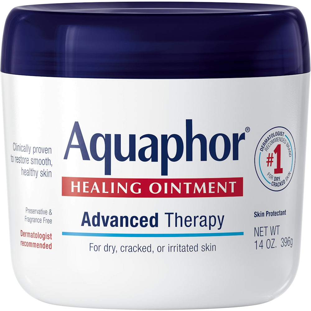 Pommade cicatrisante Aquaphor - Thérapie avancée pour la peau sèche, 14 onces