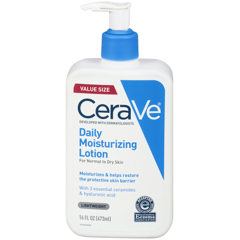 Lotion hydratante quotidienne CeraVe pour peau normale à sèche - 16 oz