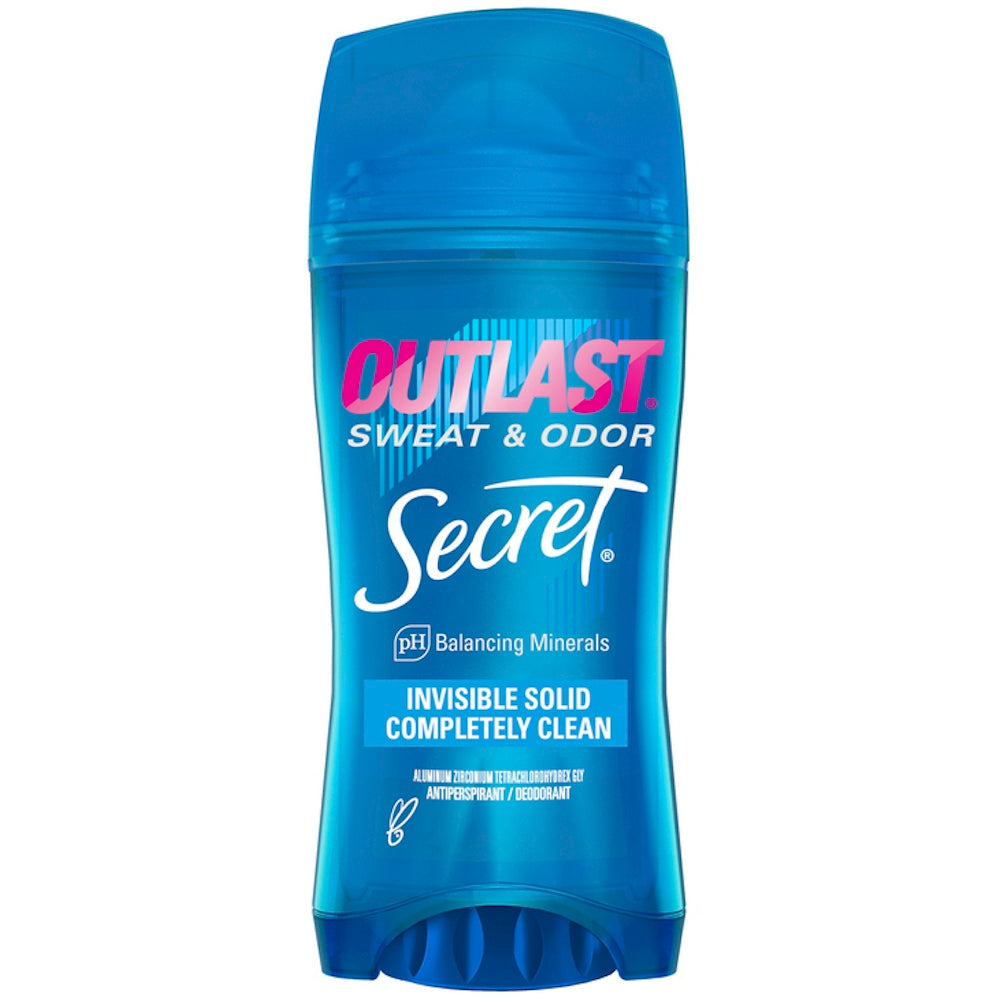 Secret Outlast Invisible Solid Antiperspirant Deodorant, 2.6 Oz