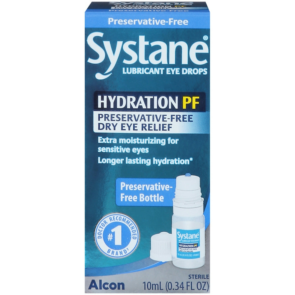 Gotas Lubricantes para los Ojos Systane, Hidratación PF 0.34 Fl Oz