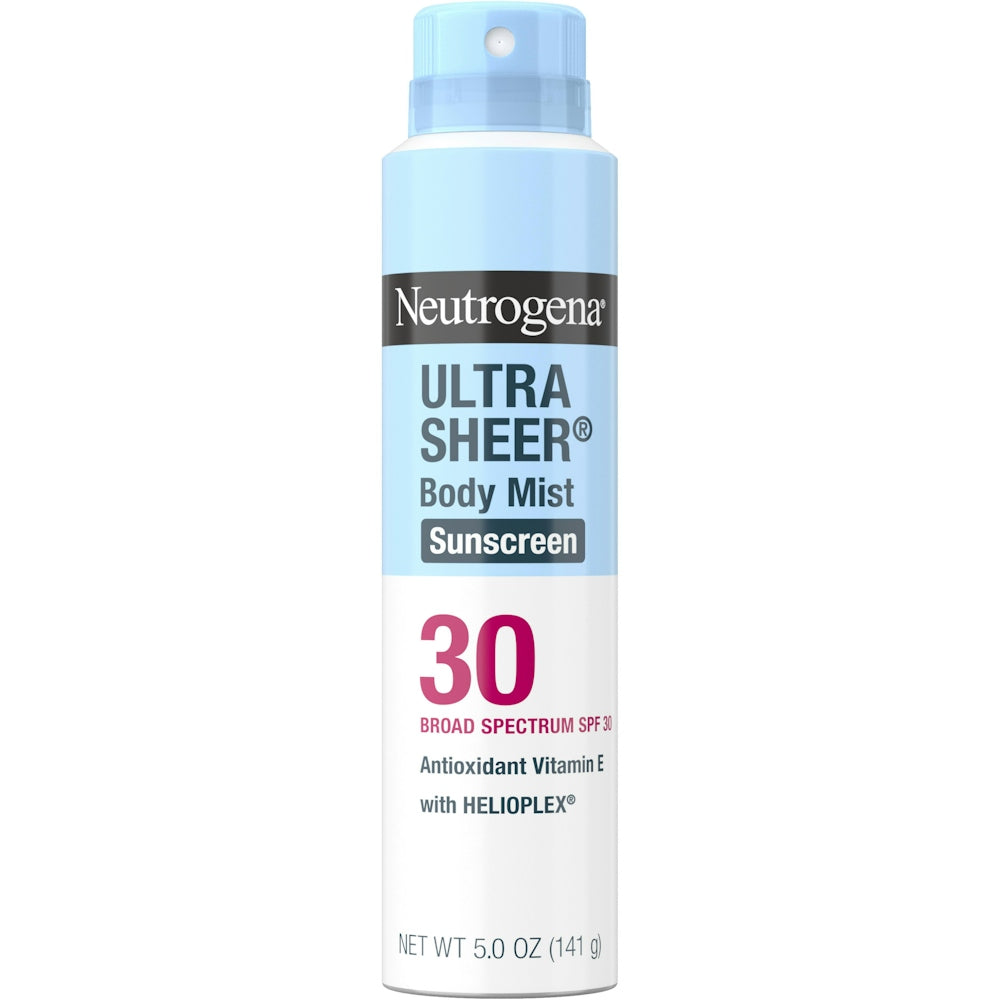 Neutrogena Ultra Sheer Body Mist Sunscreen Spray SPF 30 - 5 oz