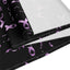 Couverture de table HOPE en code Morse pour la sensibilisation à l'épilepsie - Design de ruban viole