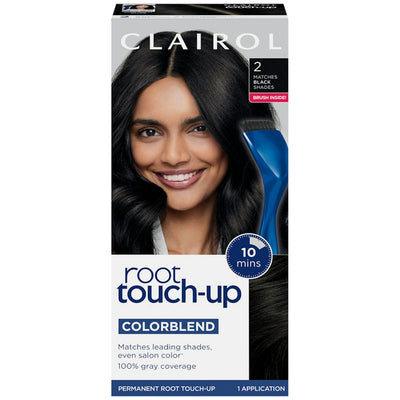 Clairol Nice N Easy Root Touch Up Permanent Hair Color Kit - 2 Matches Black