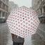 U.S.A. Chaos Pattern Umbrella – Compact Patriotic Rain Shield