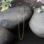 Chaîne en câble rond en or jaune 18 carats - 0,97 mm