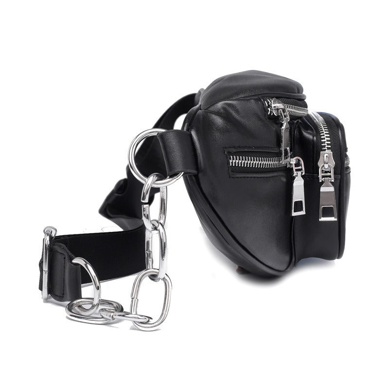 Bolso de Cintura de Cadena Unisex Premium - Estilo Mensajero Versátil