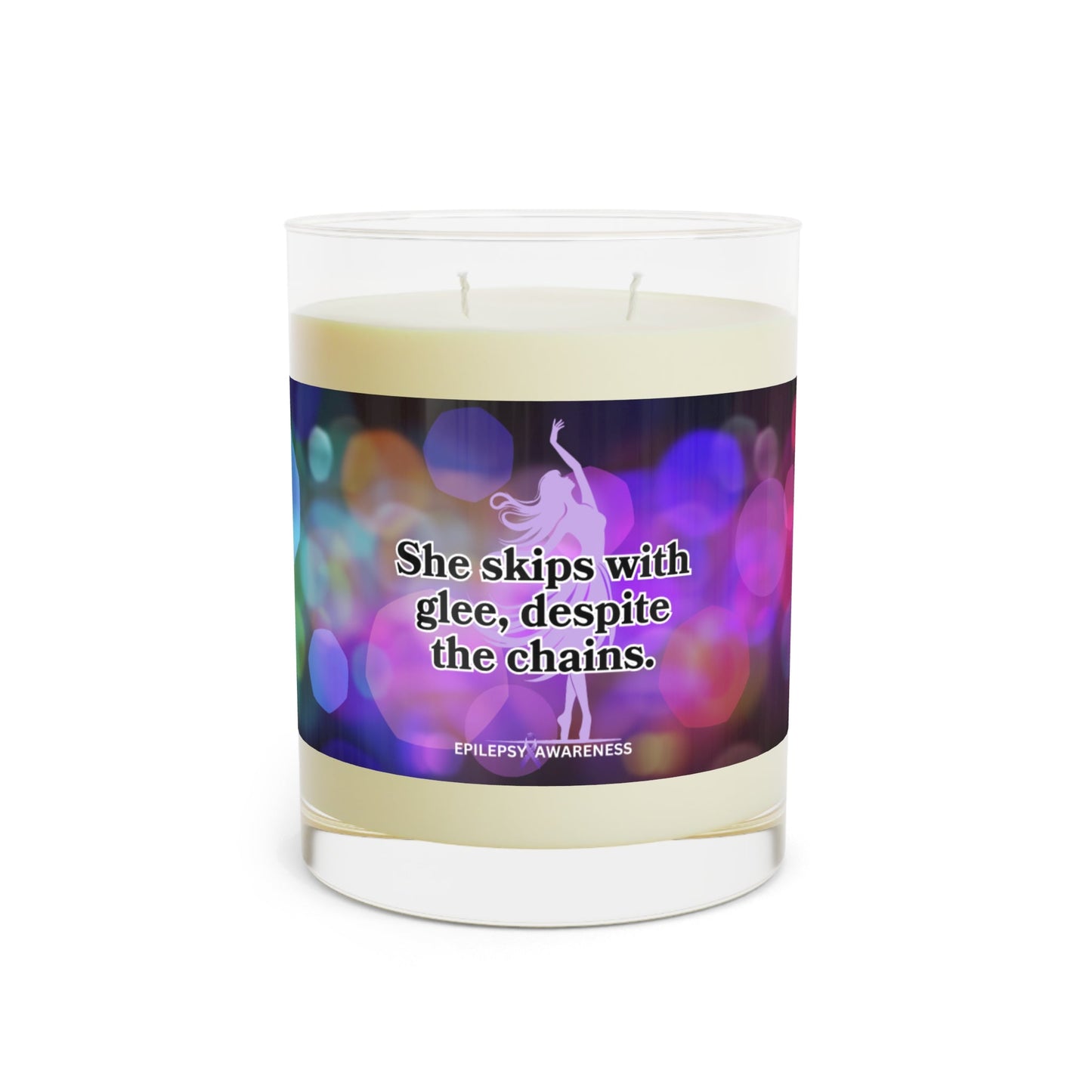 Joyful Essence Scented Candle - Elegant Glass, 11oz - Korvel