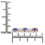 1.56 Carat Genuine Tanzanite & Diamond Sterling Silver Bracelet
