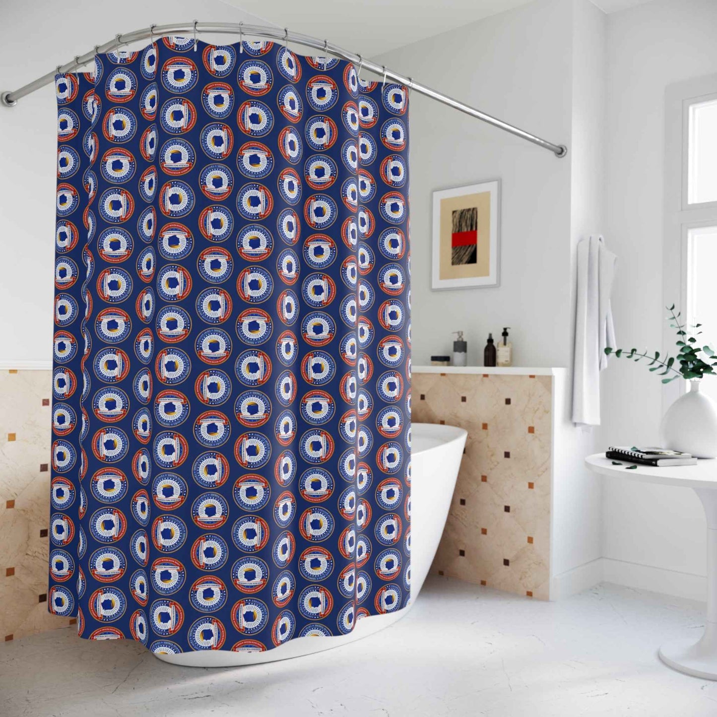 Rideau de douche du Bureau Exécutif des Opérations de Douche – Faux Sceau Patriotique