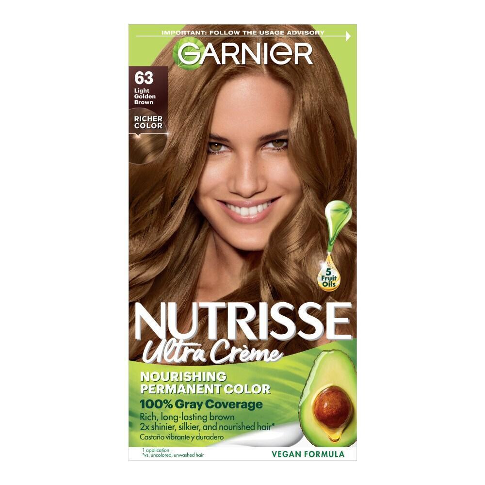 Garnier Nutrisse Couleur Permanente Nourrissante 63 Châtain Doré Clair