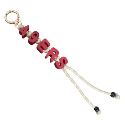 Charm de bolsa 49ERS - Accesorio de llavero elegante